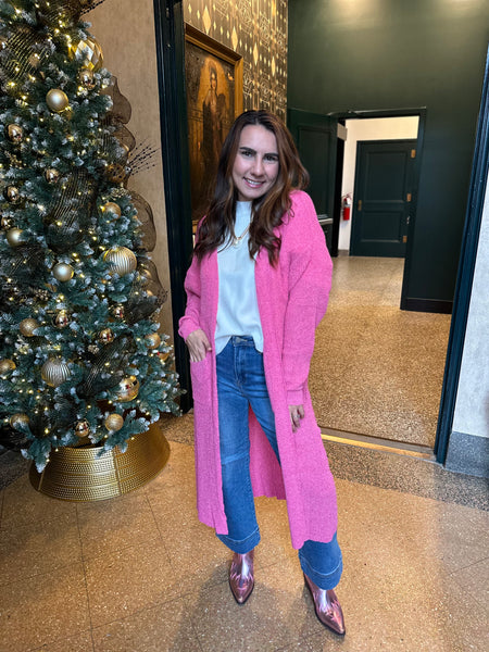 Just My Type Cardigan - Pink