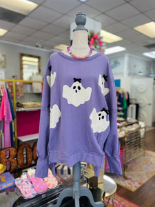 Purple Ghost Pullover