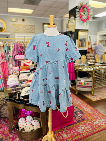 Giddy Up Denim Dress