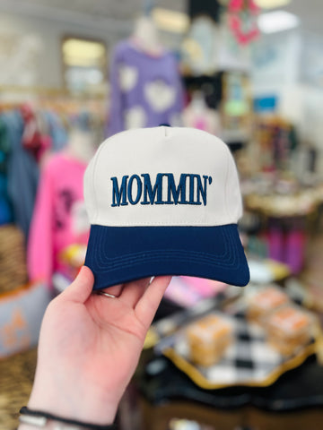 Mommin Trucker Hat - Navy