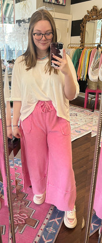 Weekend Errands Pants - Pink
