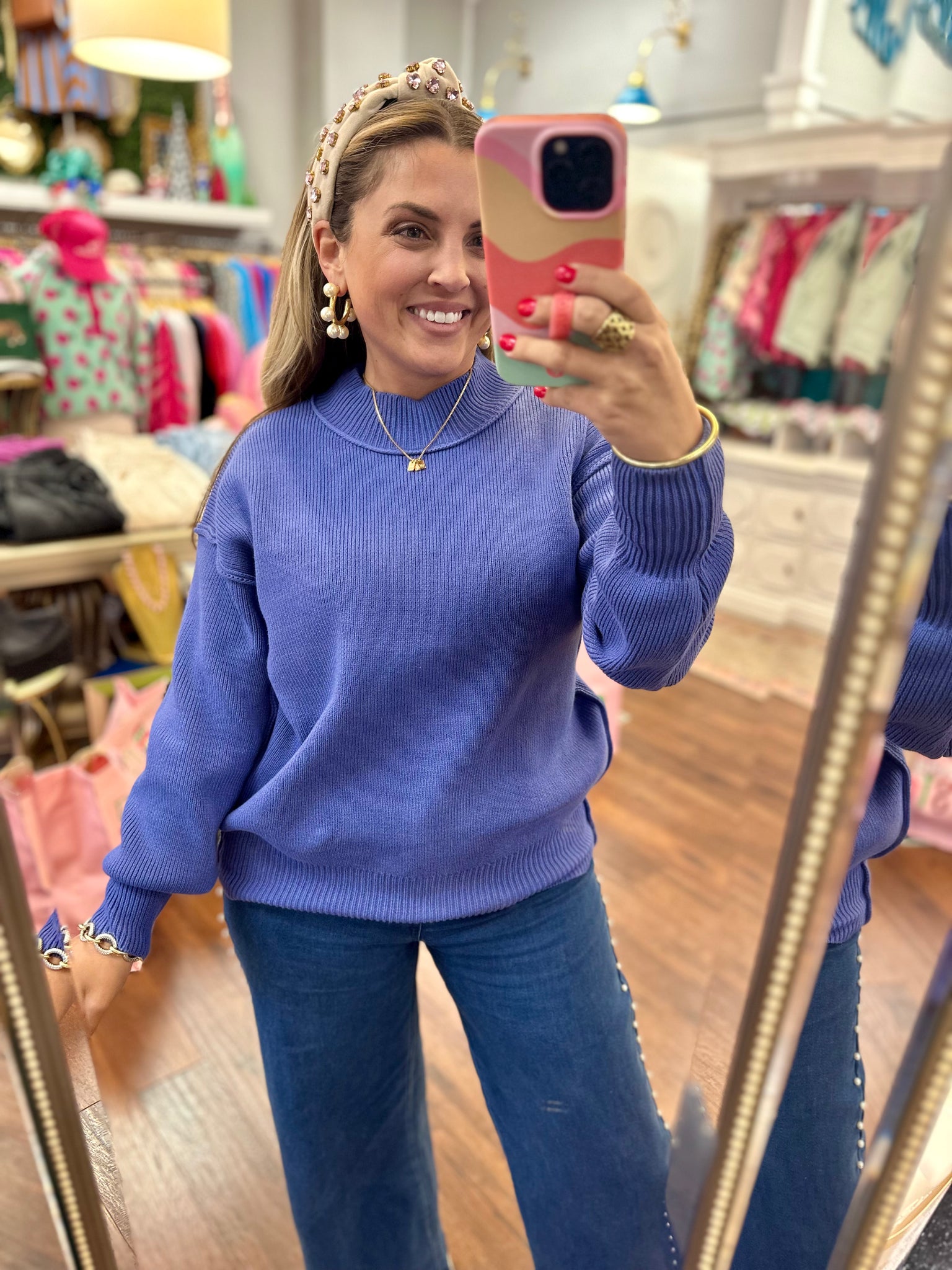 Come And Get It Sweater - Blue