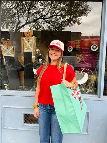 Hidden Treasure Sweater Vest - Red