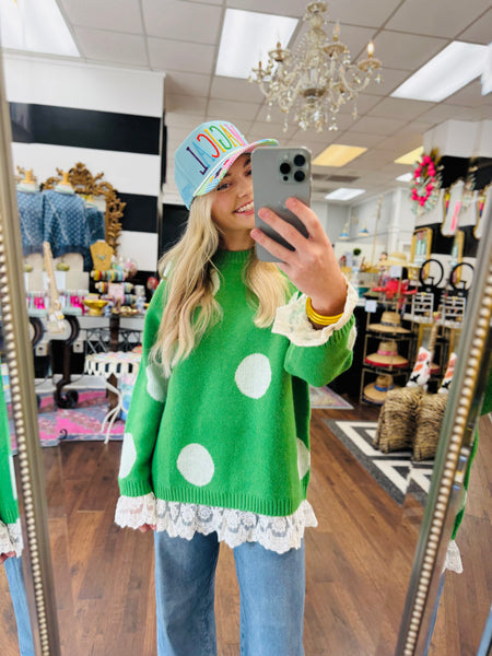 Trust In Me Sweater - Green