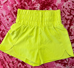 Lime Athletic Shorts