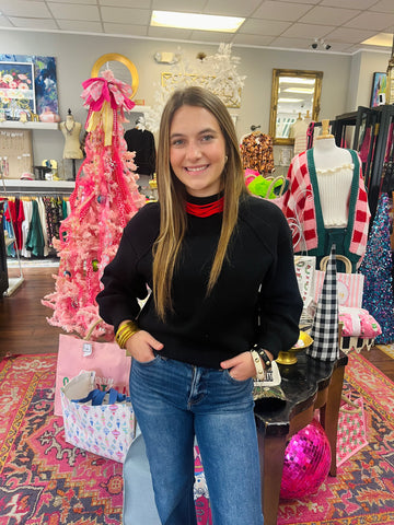 Cabin Cozy Sweater - Black