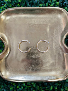 Shiny Gold Hoop Earrings