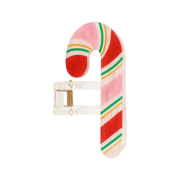 Candy Cane Claw Clip