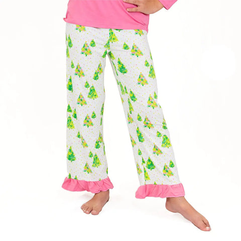 Kids Celebration Tree Sleep Pants