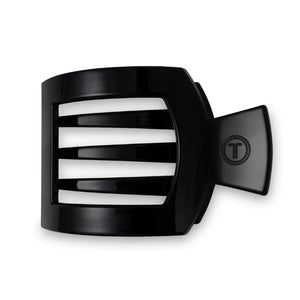 Jet Black Teleties Flat Square Clip - Small