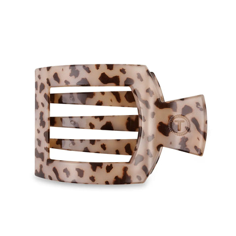 Blonde Tortoise Teleties Flat Square Clip - Medium