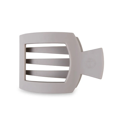 Silver Flames Teleties Flat Square Clip - Large