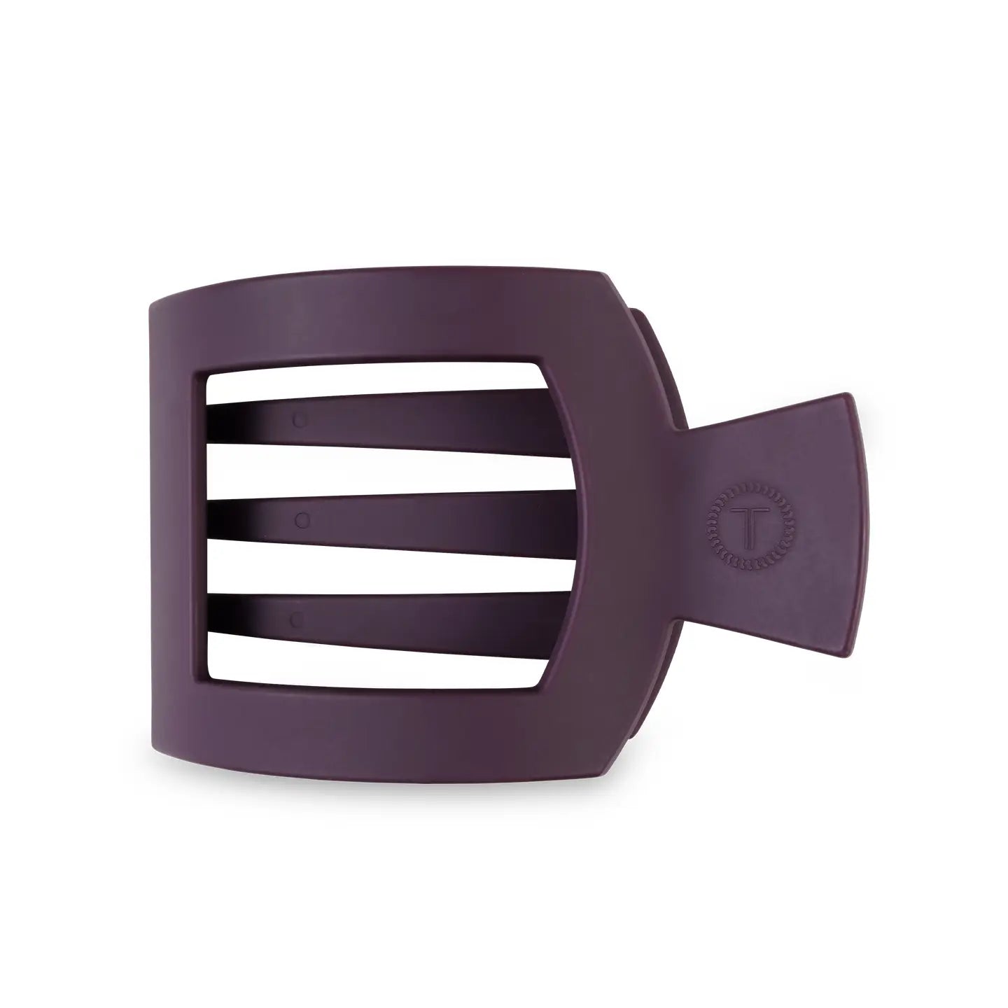 Burgundy Bliss Teleties Flat Square Clip - Medium