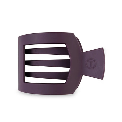 Burgundy Bliss Teleties Flat Square Clip - Medium