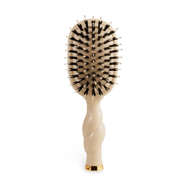 Teletie Mini Boar Hair Brush - Tan