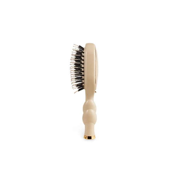 Teletie Mini Boar Hair Brush - Tan
