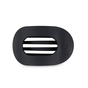 Midnight Matte Teleties Flat Round Clip - Medium