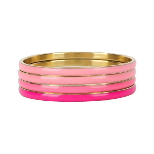 Krishna BuDhaGirl Bangles - Pink