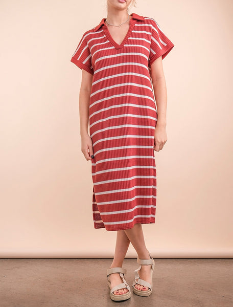 Evening Stroll Knit Midi Dress