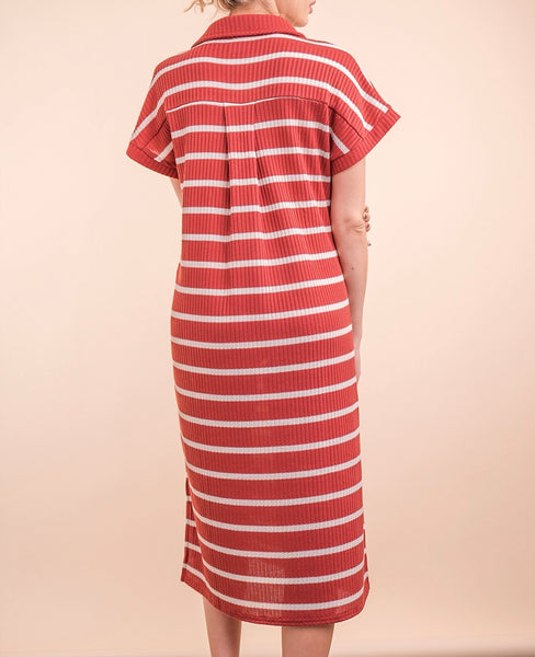 Evening Stroll Knit Midi Dress