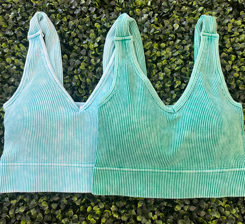 Padded V Neck Bralette