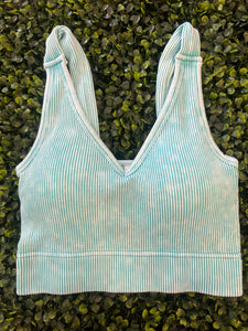 Padded V Neck Bralette