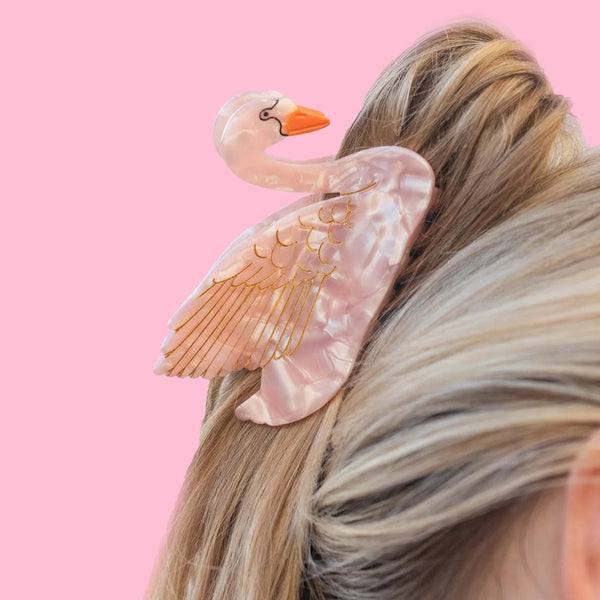 Swan Claw Clip