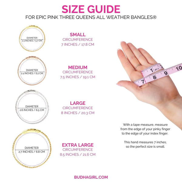 Three Kings BuDhaGirl Bangles - Epic Pink