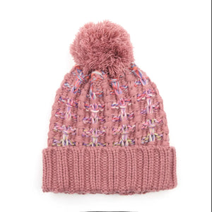 C.C Slipstitch Beanie With Pom