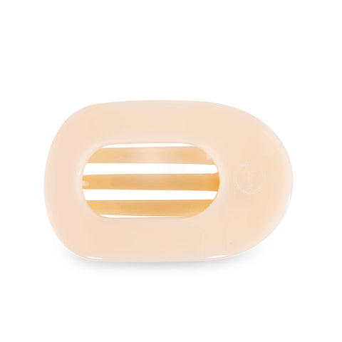 Almond Beige Teleties Flat Clip - Large