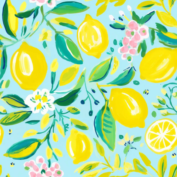 Preppy Lemons Beau Bottle Wrap