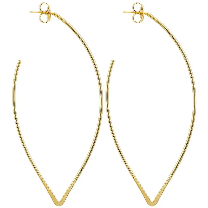 Vivienne Sheila Fajl Hoop Earrings - Gold
