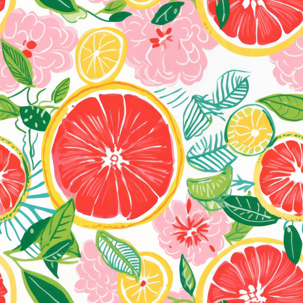 Preppy Grapfruits Beau Bottle Wrap