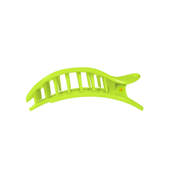 Palm Glow Round Flat Teletie Clip - Medium