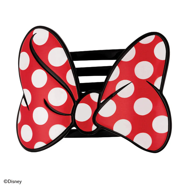 Minnie Mouse Bow Flat Teletie Clip - Large