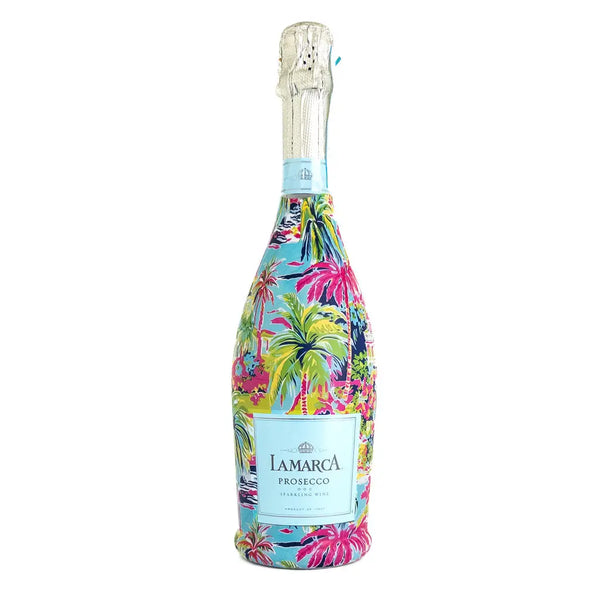Pink Key West Cottage Beau Bottle Wrap
