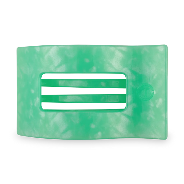 Spring Splash Rectangle Flat Teletie Clip - Large