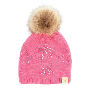 C.C Kids Rhinestone Star Beanie