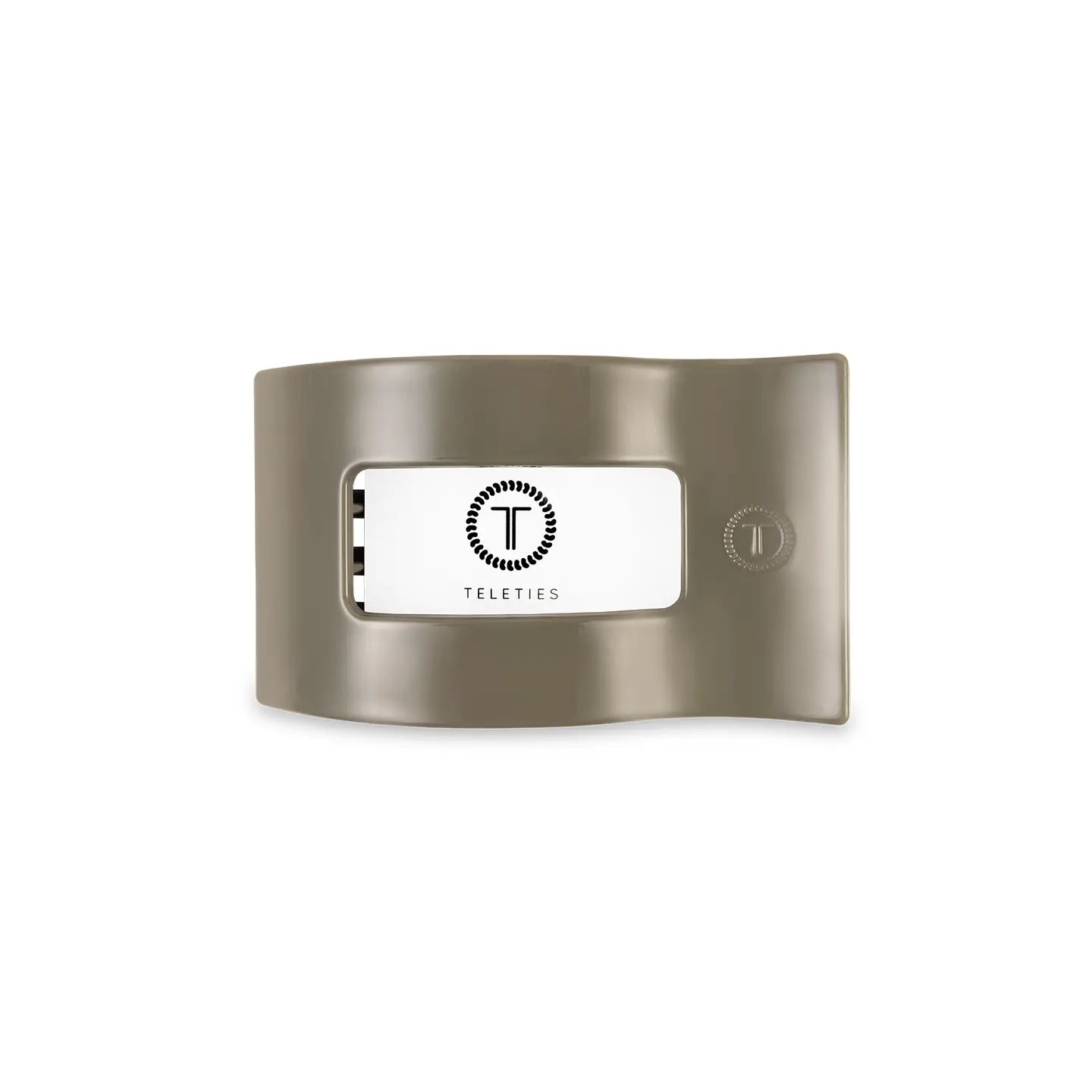 Sage It Ain't So Rectangle Flat Teletie Clip - Small