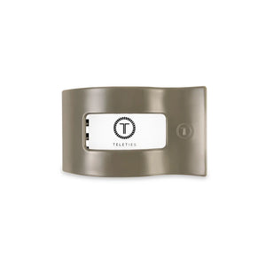 Sage It Ain't So Rectangle Flat Teletie Clip - Small
