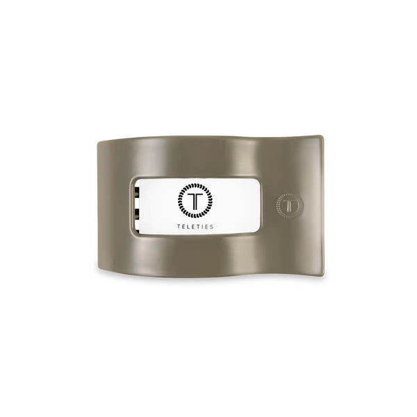 Sage It Ain't So Rectangle Flat Teletie Clip - Small