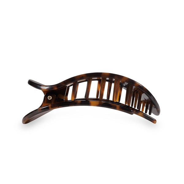 Tortoise Teleties Flat Round Clip - Small