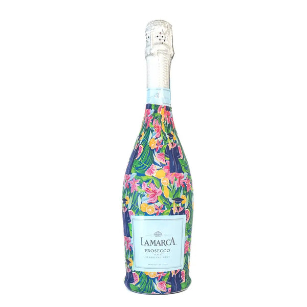 Floral Graduation Beau Bottle Wrap