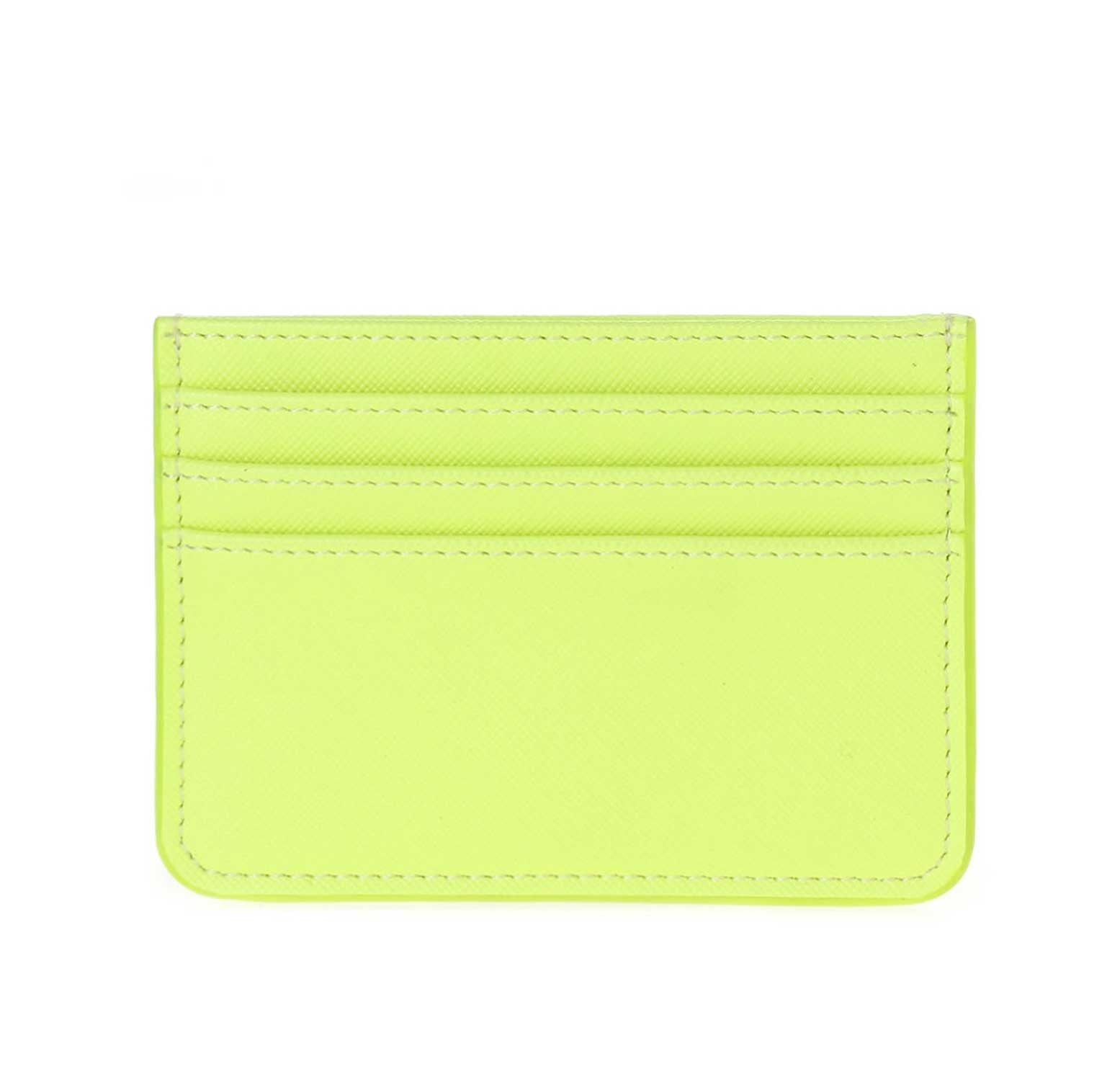 Neon Yellow Card Holder