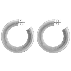 Silver Irene Hoops Sheila Fajl