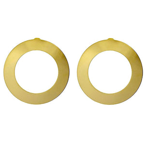 Brushed Gold Shawn Studs - Sheila Fajl