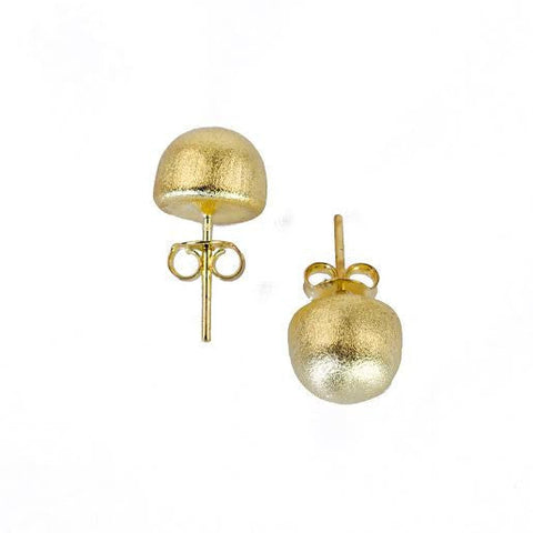 Brushed Gold Lilou Studs - Sheila Fajl