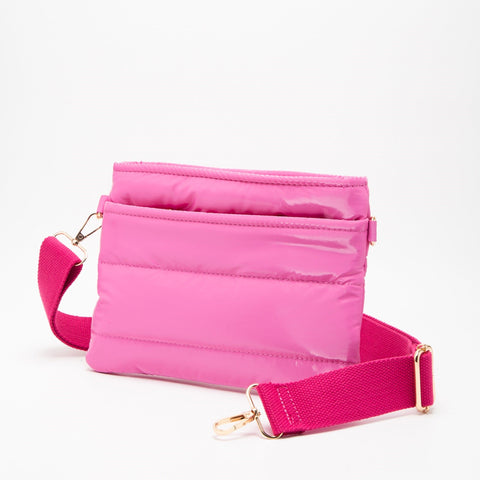 Sophia Pink Quilted Crossbody
