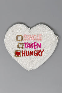 Single Taken Hungry Coin Purse