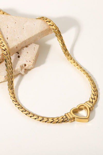 Gold Heart Necklace